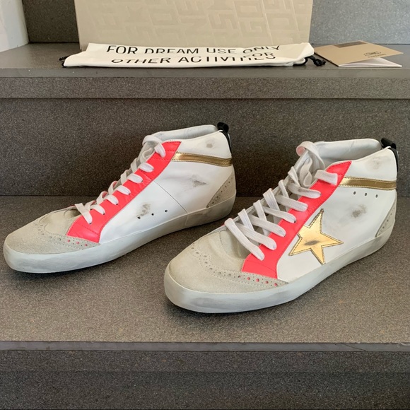NIB GOLDEN GOOSE Mid Star Private Limited Edition Sneakers, Size 11US/ 41EU - Picture 10 of 17